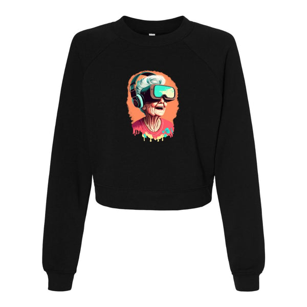 BELLA CANVAS WOMEN'S CROPPED FLEECE PULLOVER 7505